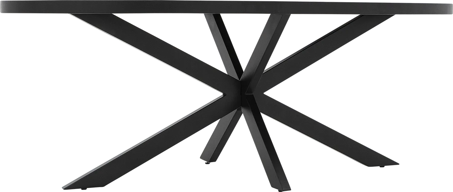 Goossens Basic Lecce Eettafel Mango Zwart - 8260883-goossens-basic-lecce-eettafel-mango-zwart-18