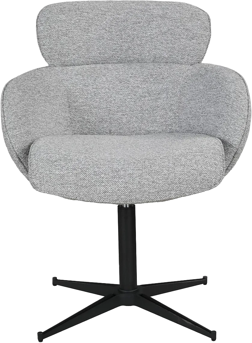 Goossens Suus Eetkamerstoel Stof Grijs - 8252187-goossens-suus-eetkamerstoel-stof-grijs-03