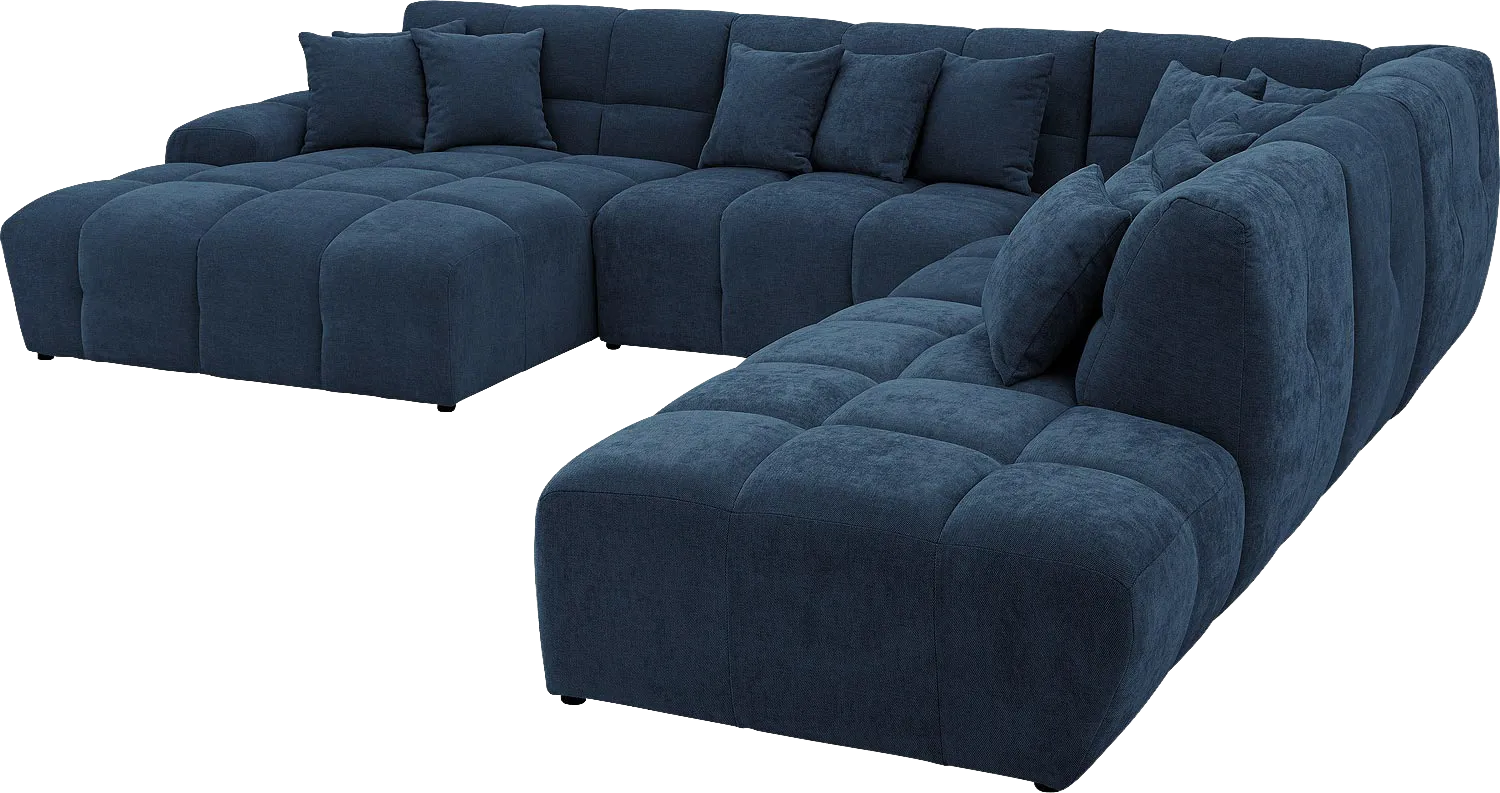 Goossens Excellent Kubus Bank Stof Blauw - 8252781-goossens-excellent-kubus-bank-stof-blauw-05