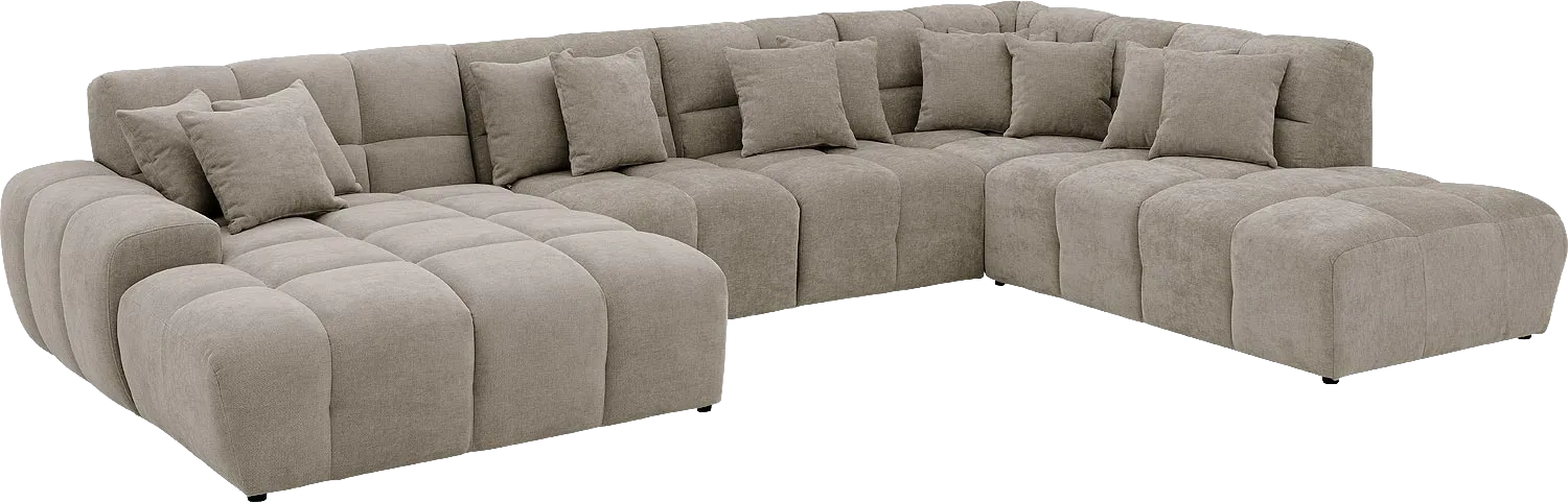 Goossens Excellent Kubus Bank Stof Bruin - 8252745-goossens-excellent-kubus-bank-stof-bruin-02