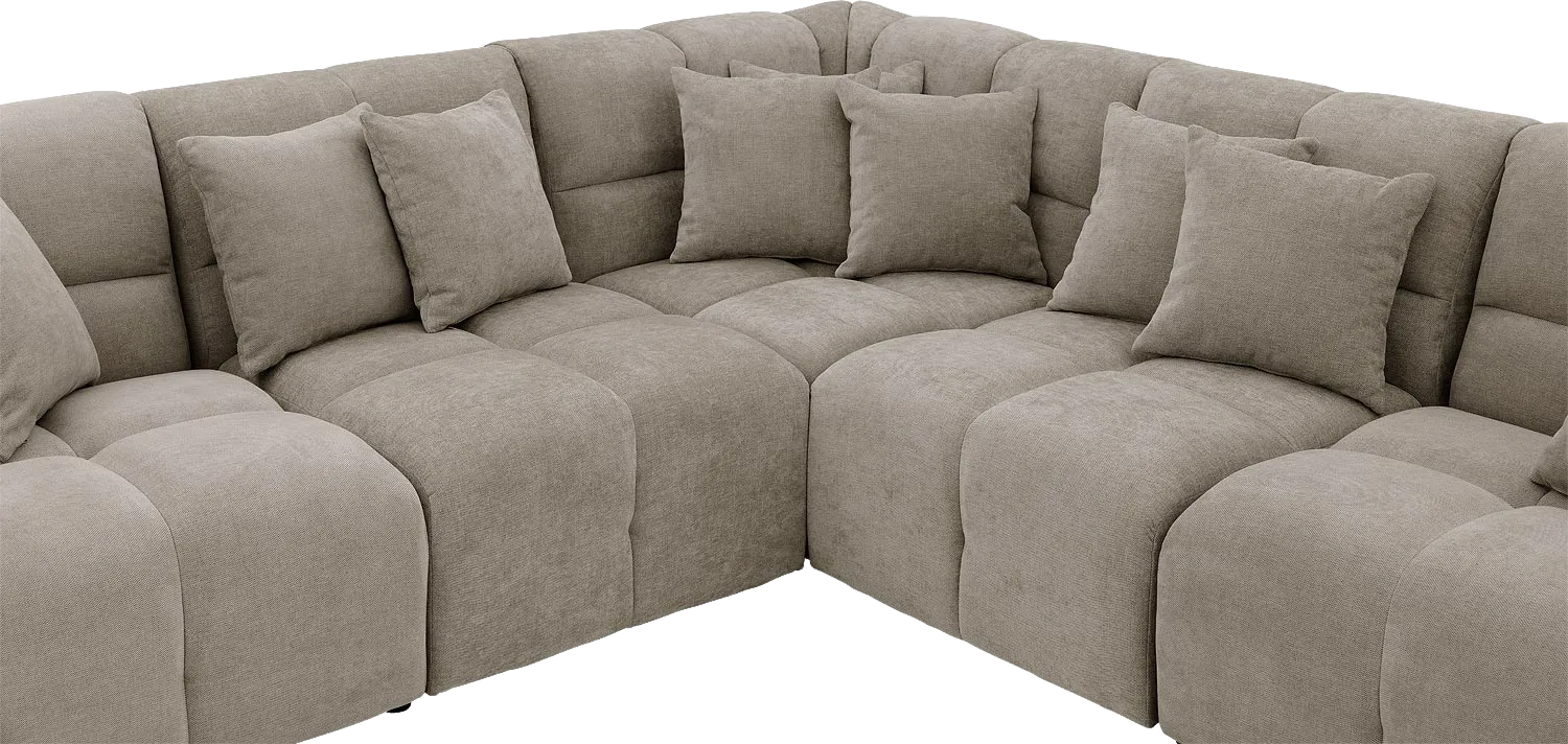 Goossens Excellent Kubus Bank Stof Bruin - 8252777-goossens-excellent-kubus-bank-stof-bruin-05