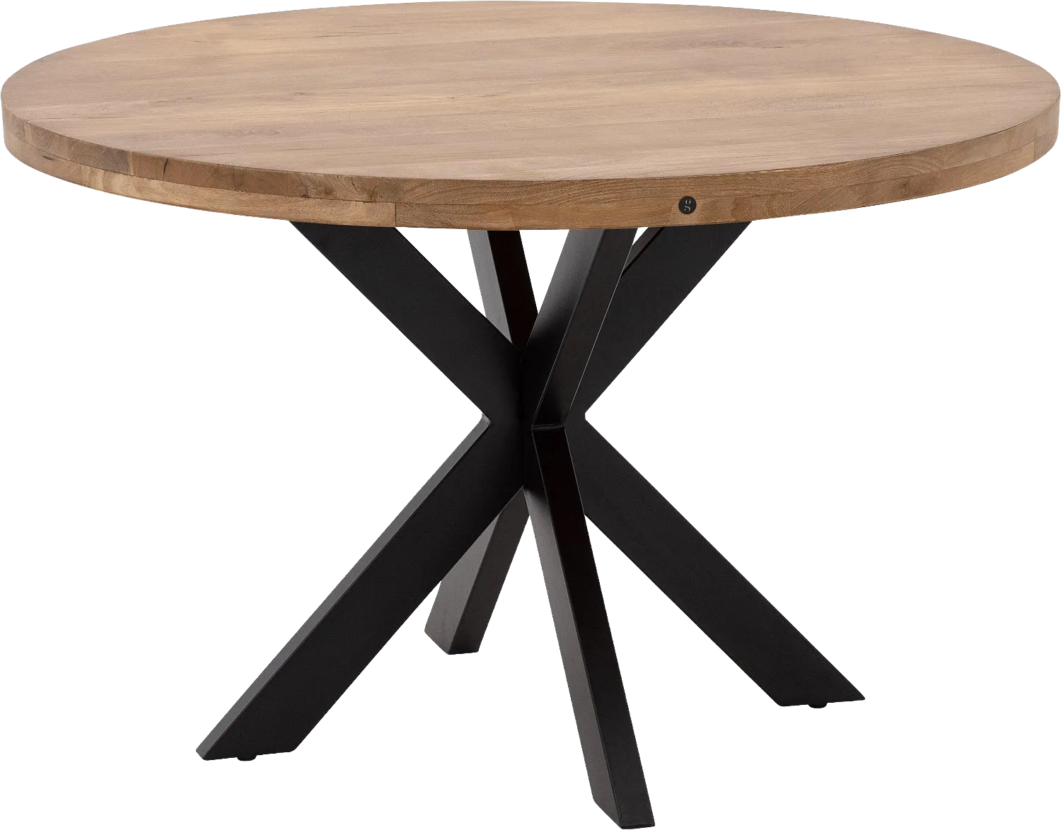 Goossens Basic Lecce Eettafel Mango Bruin - 8243819-goossens-basic-lecce-eettafel-mango-bruin-01