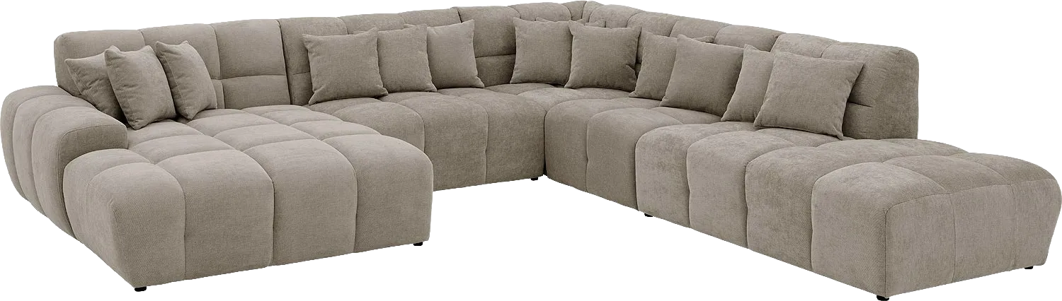 Goossens Excellent Kubus Bank Stof Bruin - 8252793-goossens-excellent-kubus-bank-stof-bruin-02
