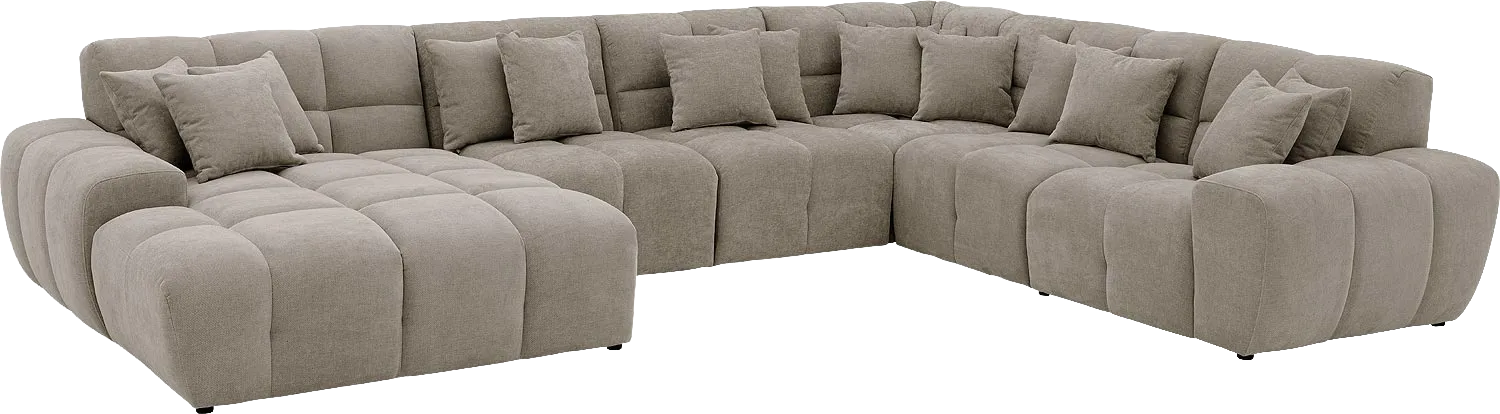 Goossens Excellent Kubus Bank Stof Bruin - 8252863-goossens-excellent-kubus-bank-stof-bruin-02
