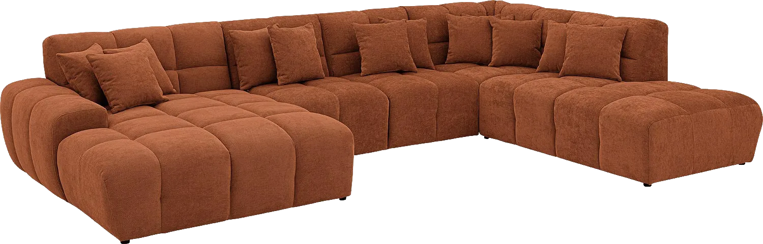 Goossens Excellent Kubus Bank Stof Bruin - 8252741-goossens-excellent-kubus-bank-stof-bruin-02
