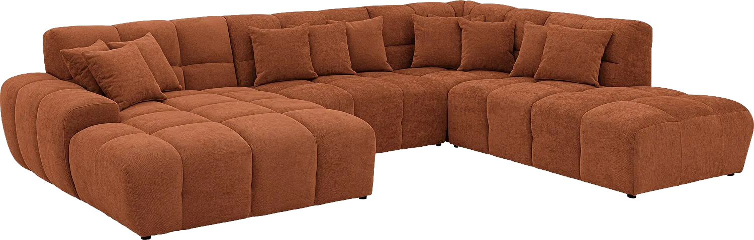Goossens Excellent Kubus Bank Stof Bruin - 8252897-goossens-excellent-kubus-bank-stof-bruin-02