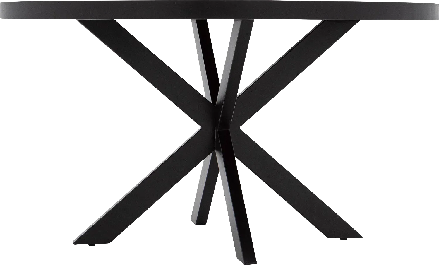 Goossens Basic Lecce Eettafel Mango Zwart - 8252821-goossens-basic-lecce-eettafel-mango-zwart-04