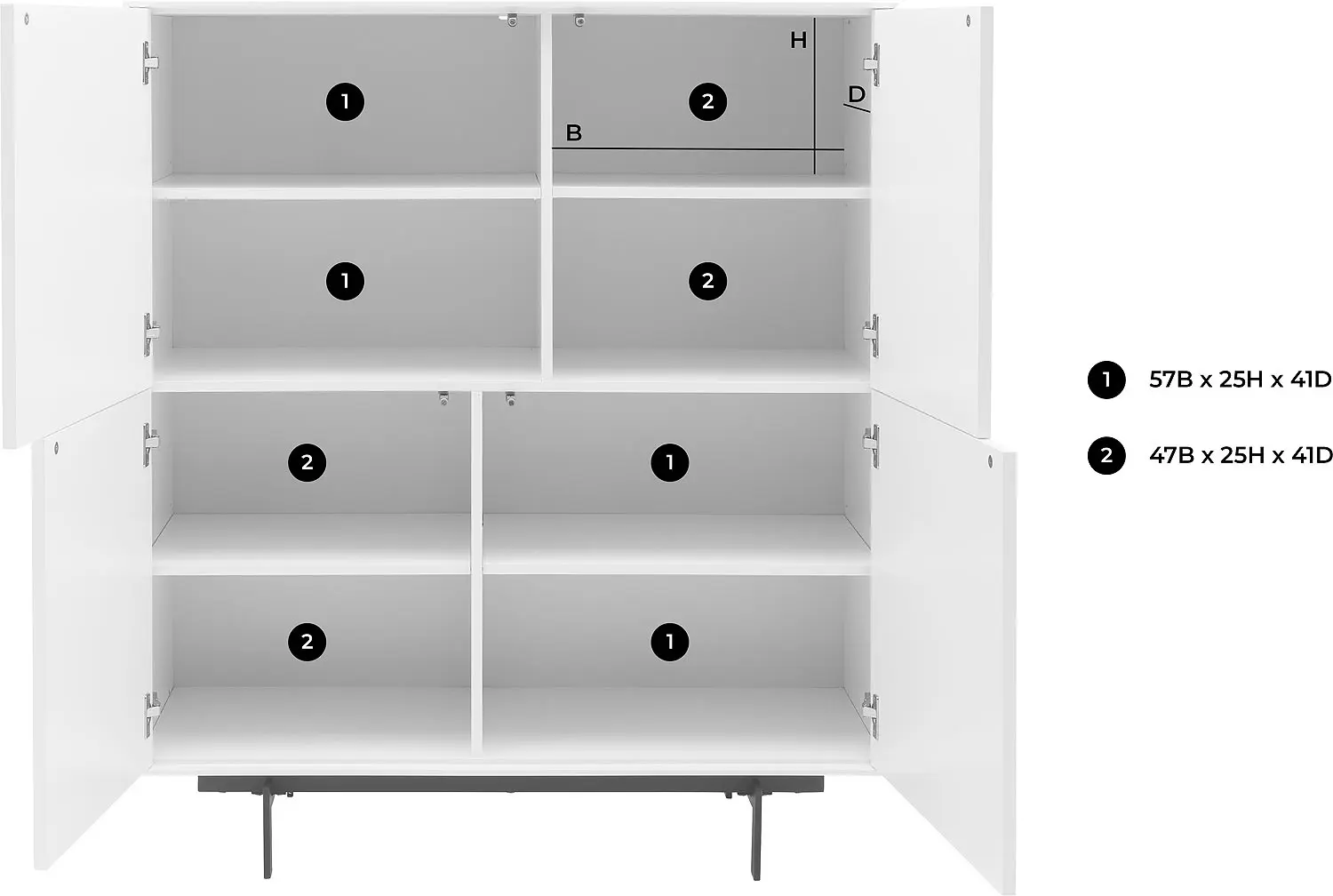 Goossens Basic Verona Opbergkast - 8160594-goossens-basic-verona-opbergkast-51