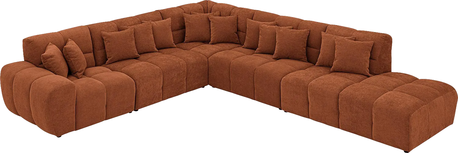 Goossens Excellent Kubus Bank Stof Bruin - 8252881-goossens-excellent-kubus-bank-stof-bruin-03