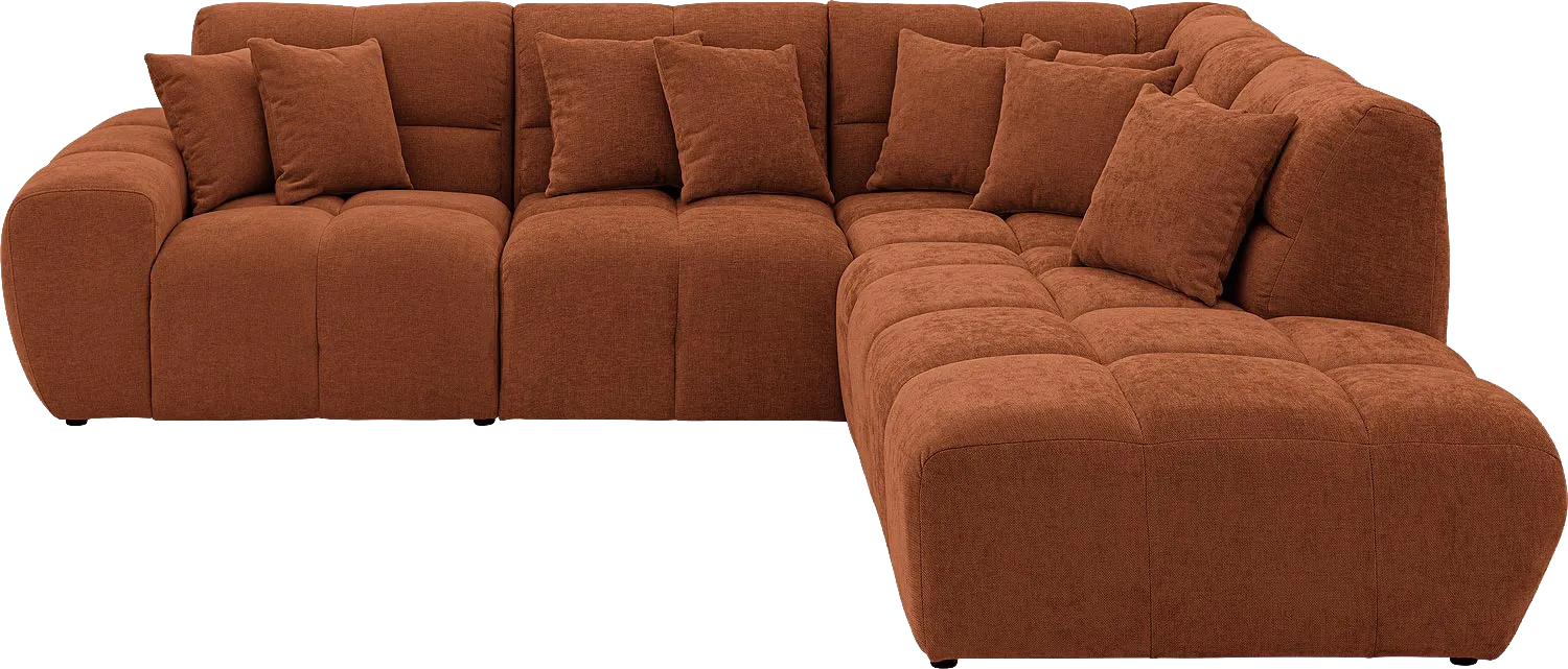 Goossens Excellent Kubus Bank Stof Bruin - 8252725-goossens-excellent-kubus-bank-stof-bruin-01