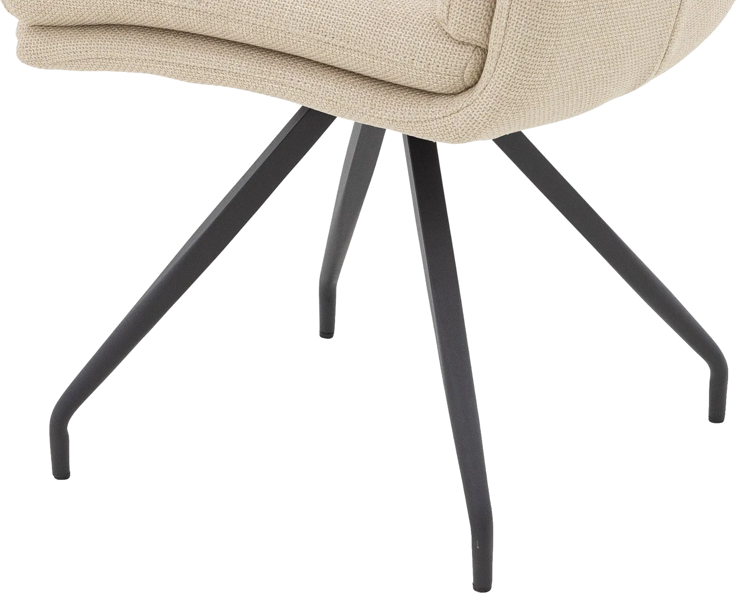 Goossens Mirthe Eetkamerstoel Stof Beige - 8252170-goossens-mirthe-eetkamerstoel-stof-beige-07