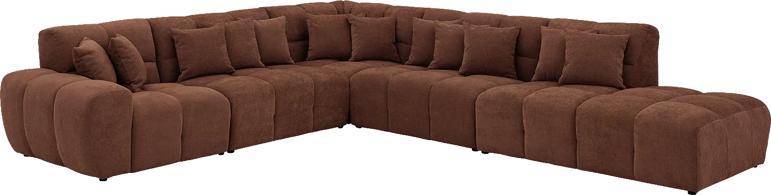 Goossens Excellent Kubus Bank Stof Bruin - 8252882-goossens-excellent-kubus-bank-stof-bruin-02