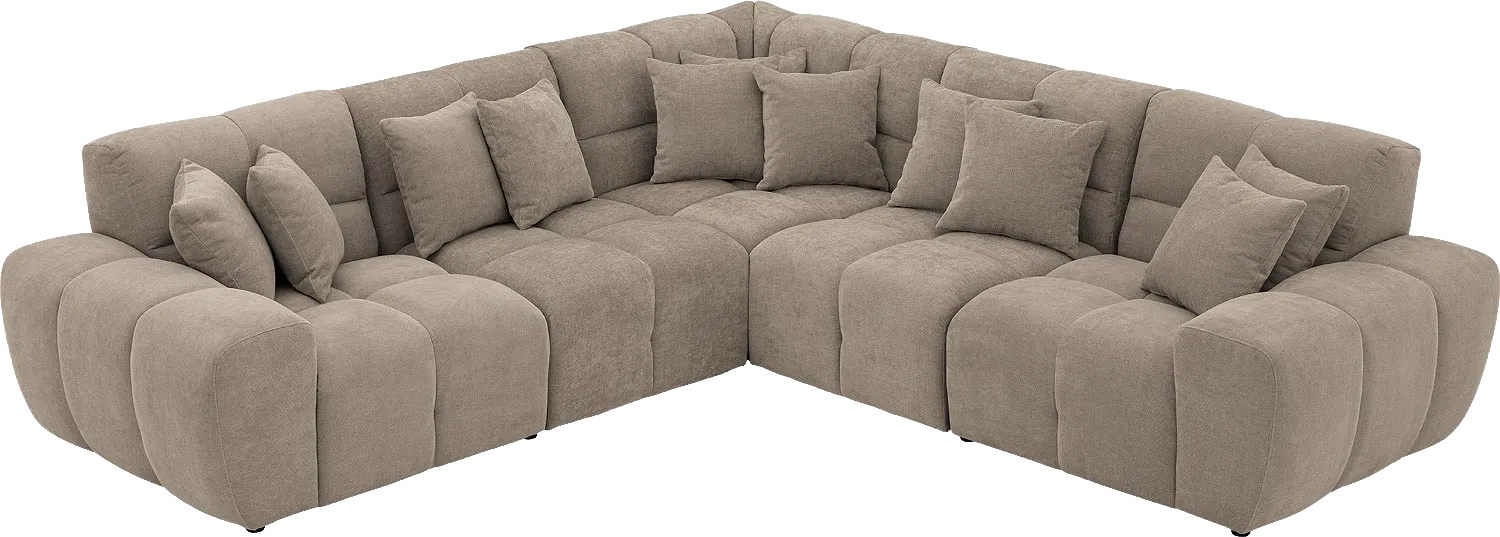 Goossens Excellent Kubus Bank Stof Bruin - 8252778-goossens-excellent-kubus-bank-stof-bruin-04