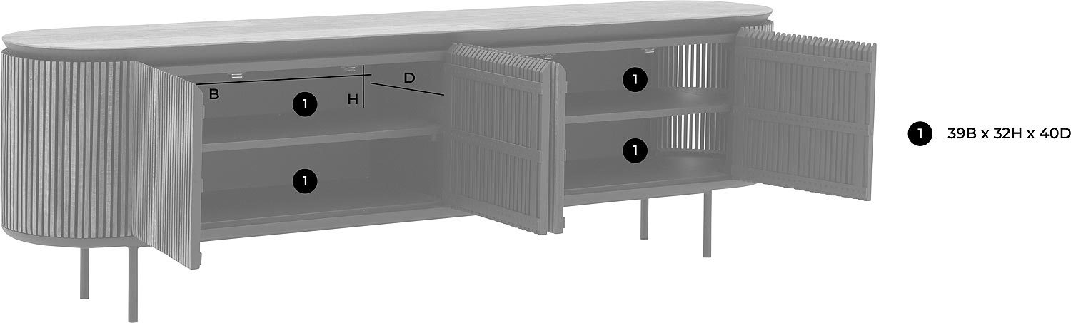 Goossens Adel Tv Meubel Teak Bruin - 8233612-goossens-adel-tv-meubel-teak-bruin-51