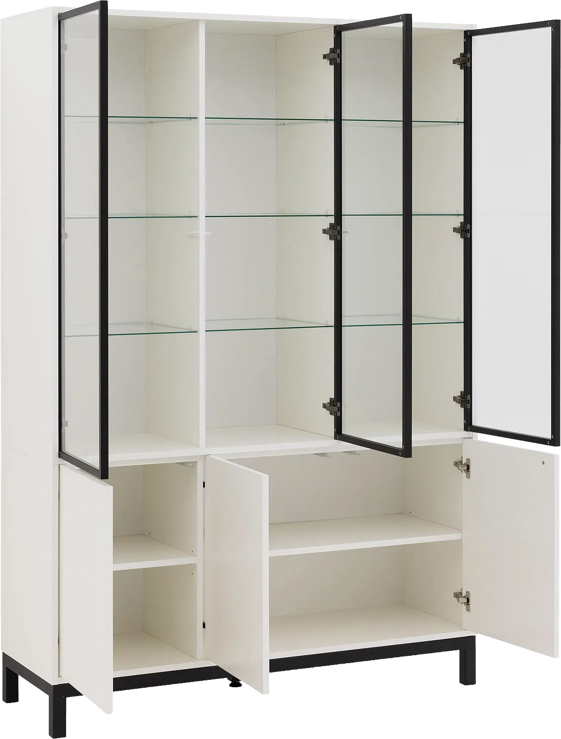 Goossens Valencia Vitrinekast Melamine - 8244533-goossens-valencia-vitrinekast-melamine-06