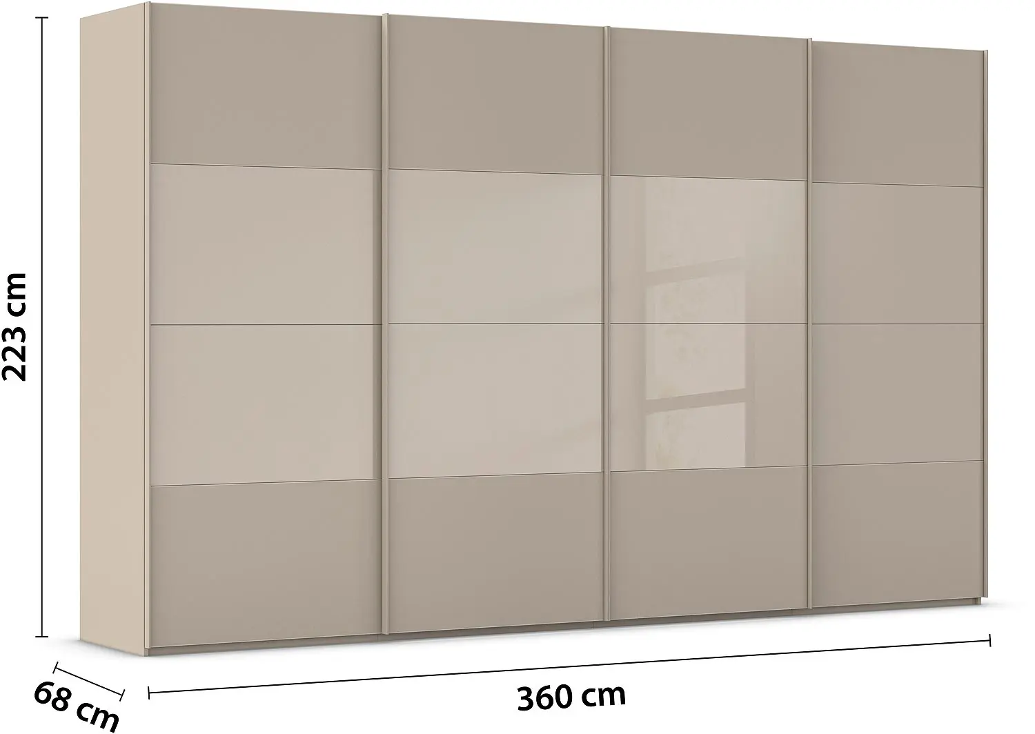 Merk Finca Combi Sts Bruin Schuifdeuren - 8244389-{merk}-finca-combi-sts-bruin-schuifdeuren-03