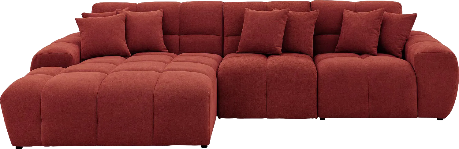 Goossens Excellent Kubus Bank Stof Rood - 8252699-goossens-excellent-kubus-bank-stof-rood-01