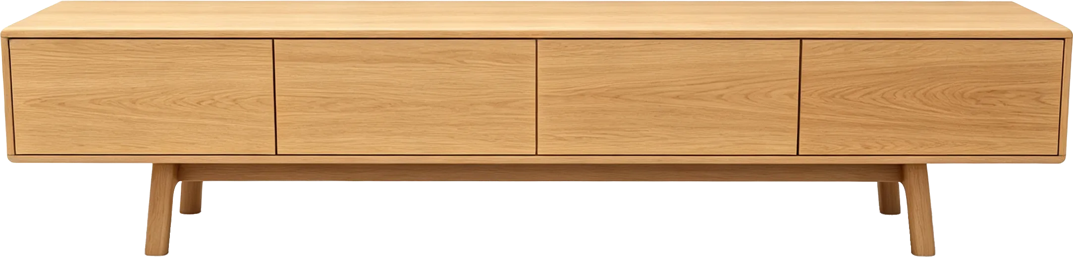 Goossens Basic Emilie Tv Meubel Eiken Blank - 8260424-goossens-basic-emilie-tv-meubel-eiken-blank-01