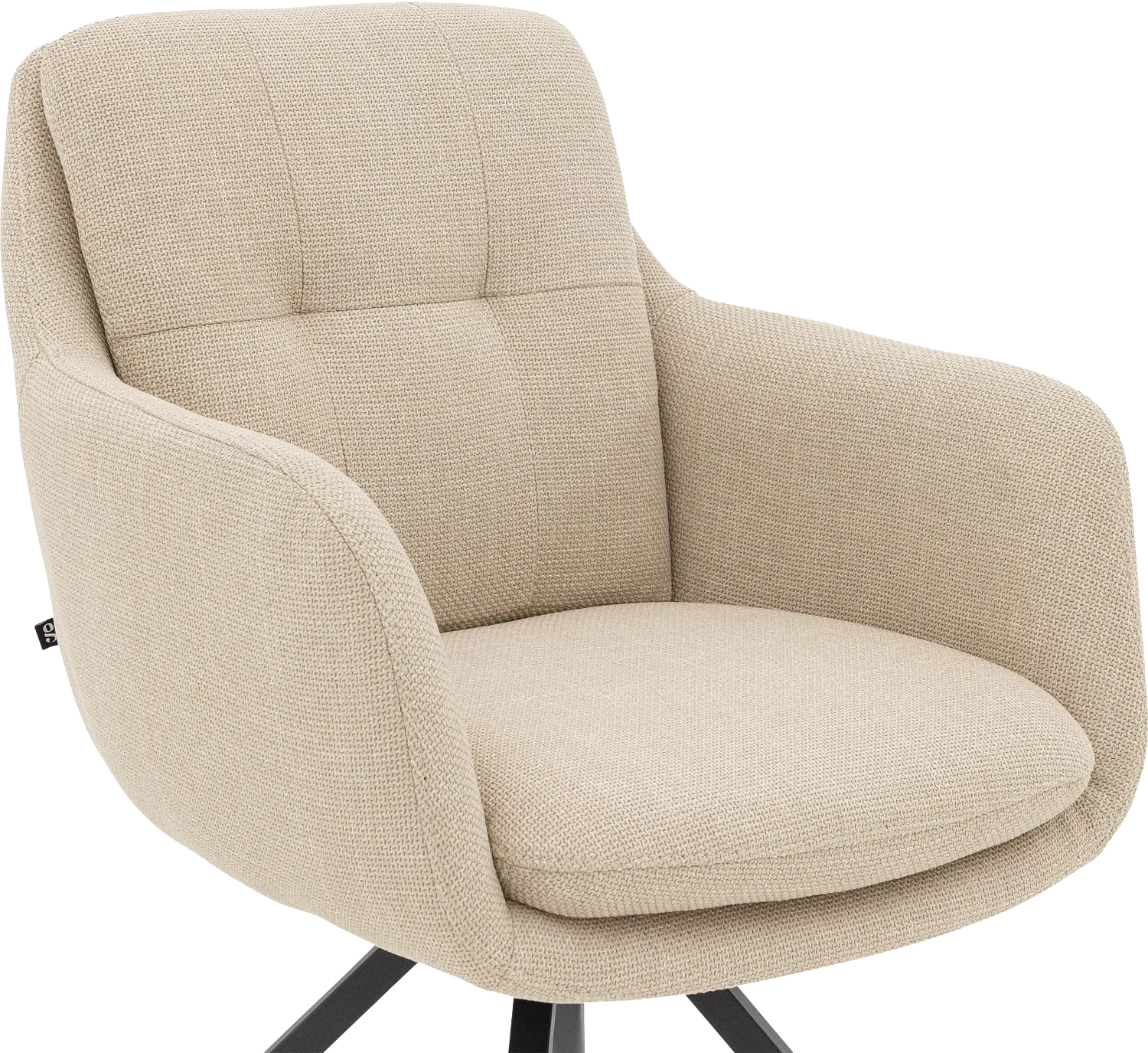 Goossens Mirthe Eetkamerstoel Stof Beige - 8252167-goossens-mirthe-eetkamerstoel-stof-beige-07