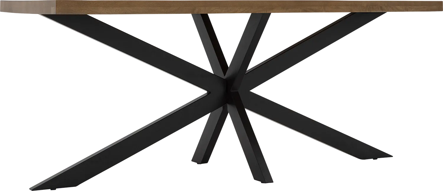 Goossens Basic Lecca Eettafel Mango Bruin - 8260874-goossens-basic-lecca-eettafel-mango-bruin-18