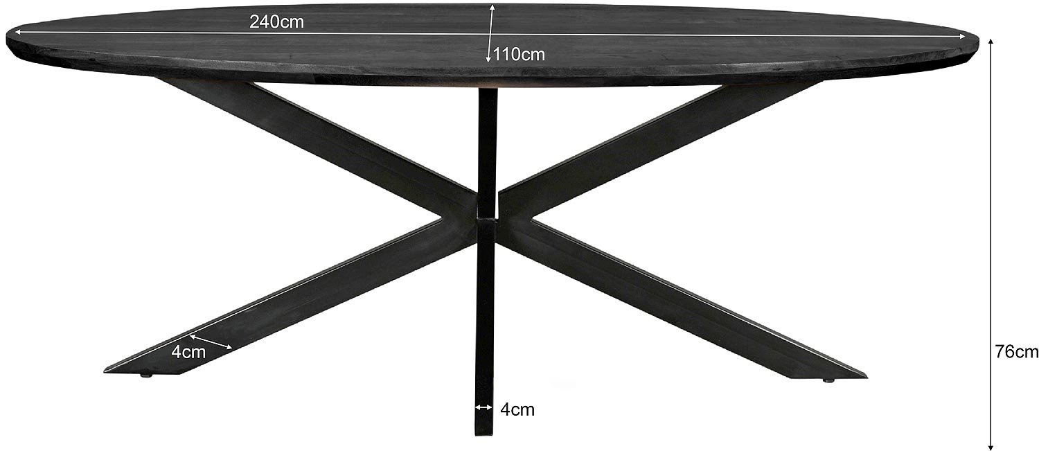 Goossens Nilo Eettafel Mango Zwart - 8252051-goossens-nilo-eettafel-mango-zwart-06