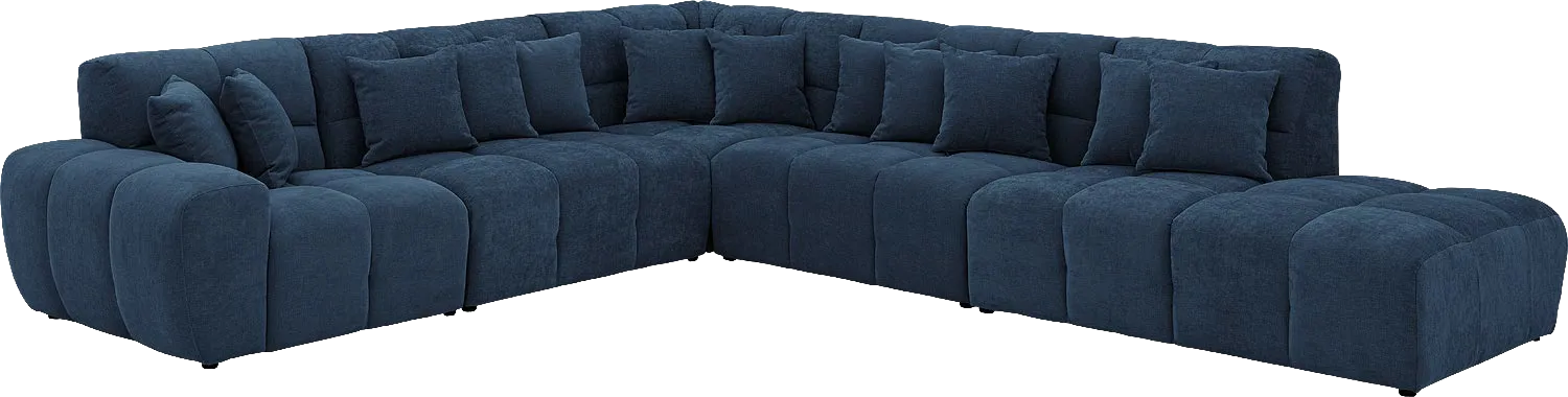 Goossens Excellent Kubus Bank Stof Blauw - 8252873-goossens-excellent-kubus-bank-stof-blauw-02