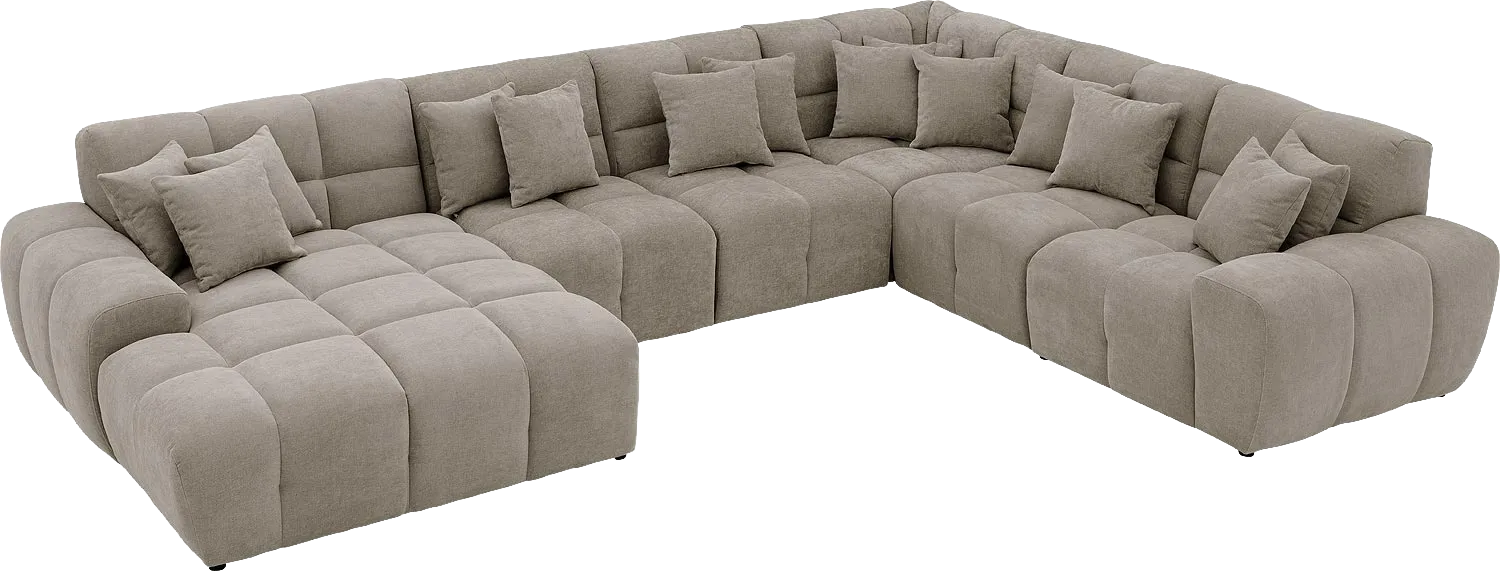 Goossens Excellent Kubus Bank Stof Bruin - 8252863-goossens-excellent-kubus-bank-stof-bruin-04