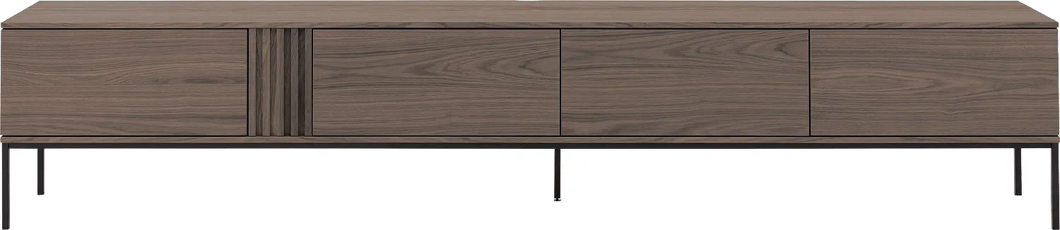 Goossens Viola Tv Meubel Eiken Donker Bruin - 8244517-goossens-viola-tv-meubel-eiken-donker-bruin-01