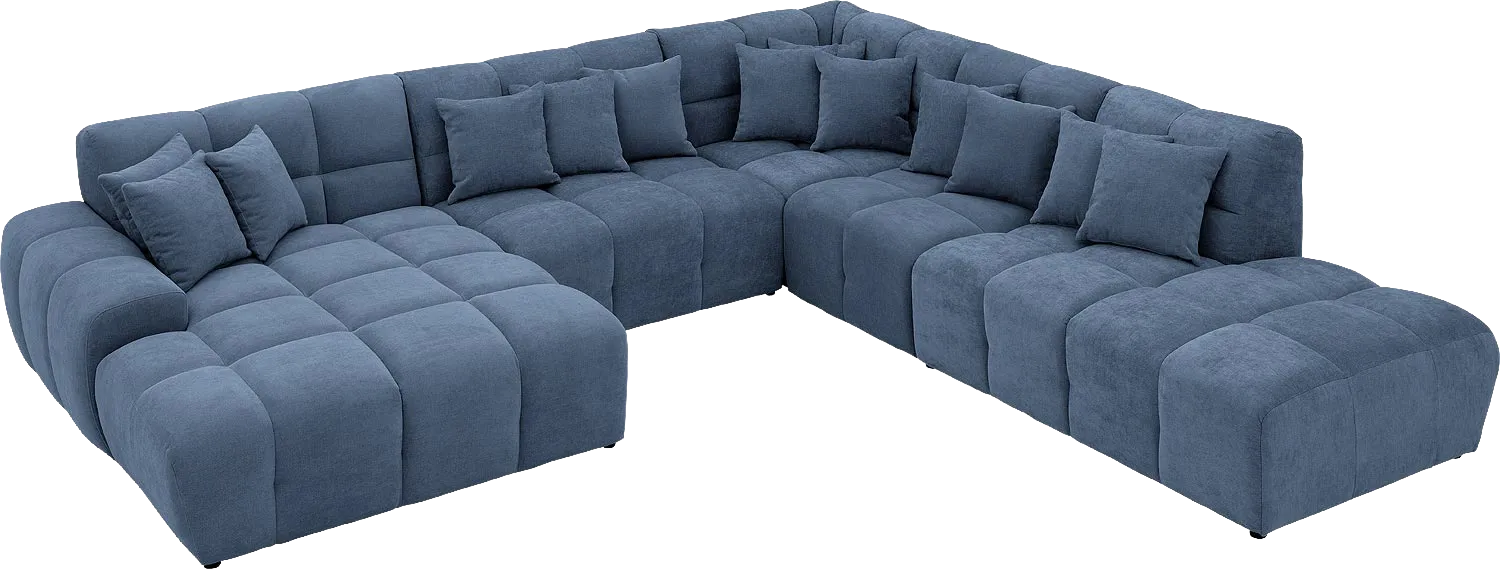 Goossens Excellent Kubus Bank Stof Blauw - 8252780-goossens-excellent-kubus-bank-stof-blauw-04