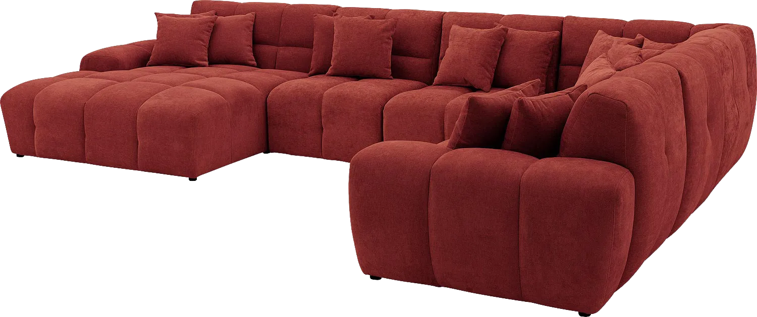 Goossens Excellent Kubus Bank Stof Rood - 8252849-goossens-excellent-kubus-bank-stof-rood-05