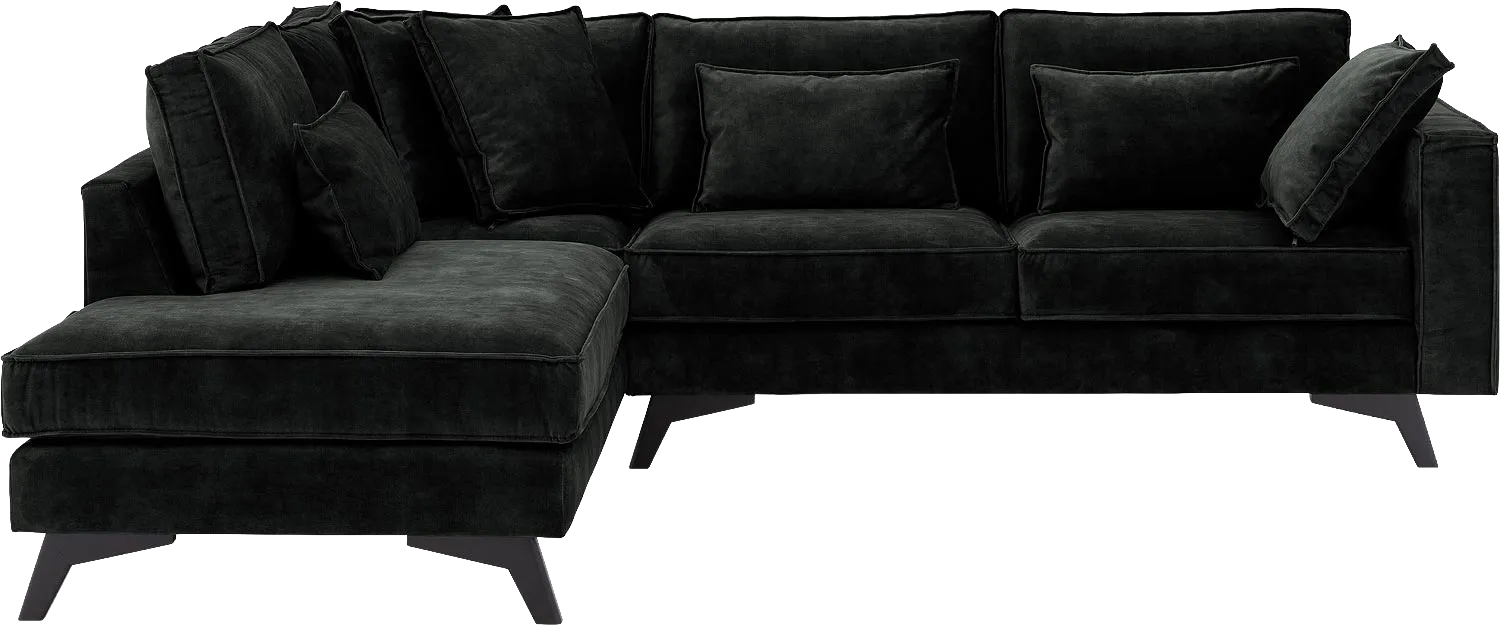 Goossens Chambre Bank Stof Zwart - 8235639-goossens-chambre-bank-stof-zwart-01