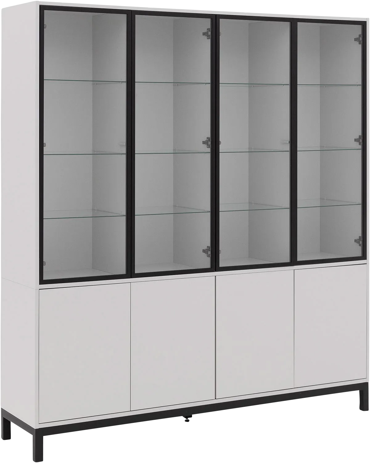 Goossens Valencia Vitrinekast Melamine - 8244534-goossens-valencia-vitrinekast-melamine-04