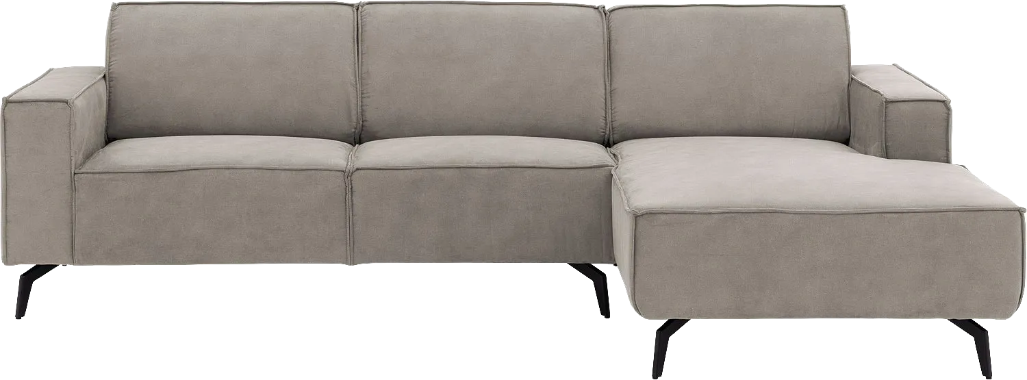 Goossens Hercules Bank Microvezel Grijs - 8235096-goossens-hercules-bank-microvezel-grijs-01