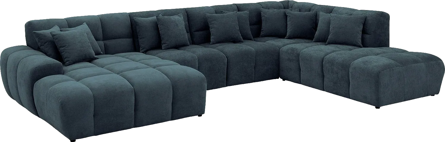 Goossens Excellent Kubus Bank Stof Blauw - 8252735-goossens-excellent-kubus-bank-stof-blauw-02