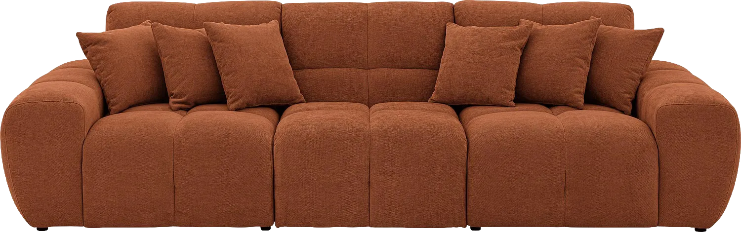 Goossens Excellent Kubus Bank Stof Bruin - 8252693-goossens-excellent-kubus-bank-stof-bruin-01