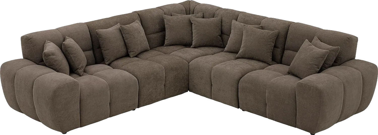 Goossens Excellent Kubus Bank Stof Bruin - 8252776-goossens-excellent-kubus-bank-stof-bruin-04