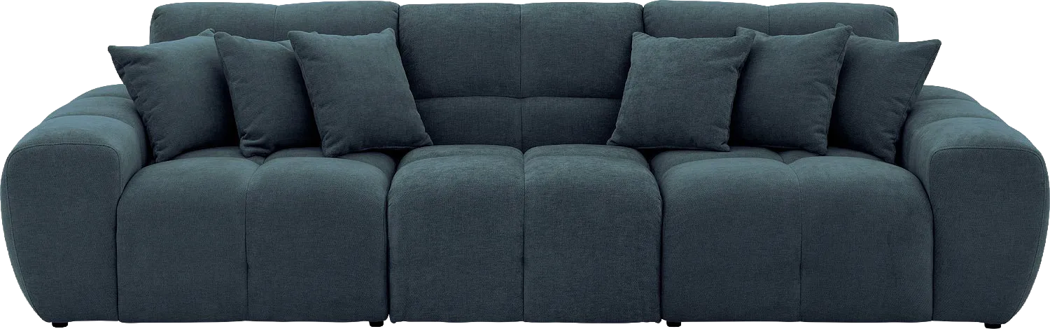 Goossens Excellent Kubus Bank Stof Blauw - 8252687-goossens-excellent-kubus-bank-stof-blauw-01