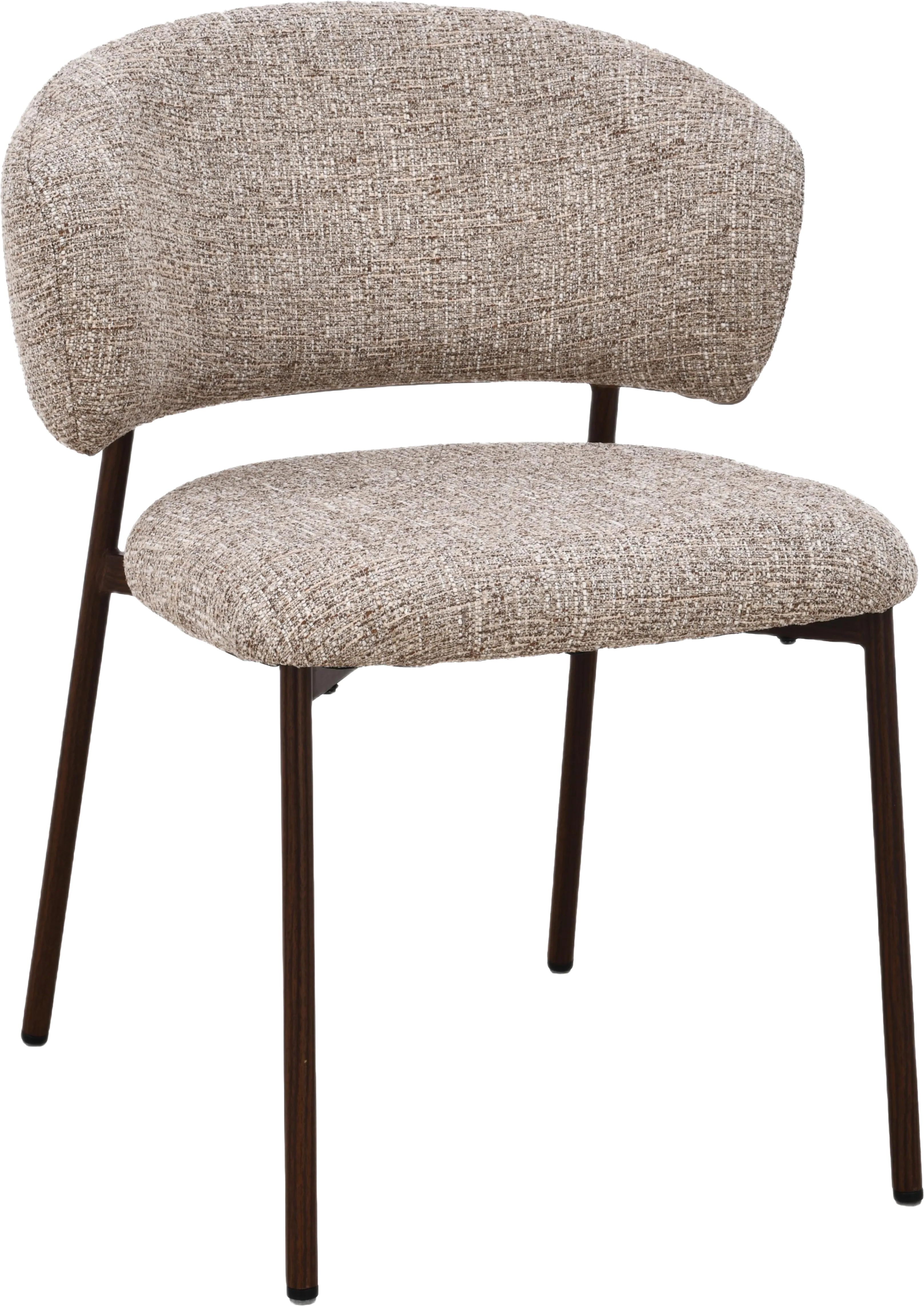 Goossens Basic Sanne Eetkamerstoel Stof Beige - 8260017-goossens-basic-sanne-eetkamerstoel-stof-beige-01