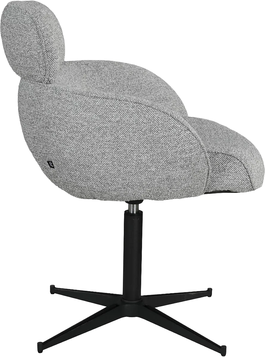 Goossens Suus Eetkamerstoel Stof Grijs - 8252187-goossens-suus-eetkamerstoel-stof-grijs-04