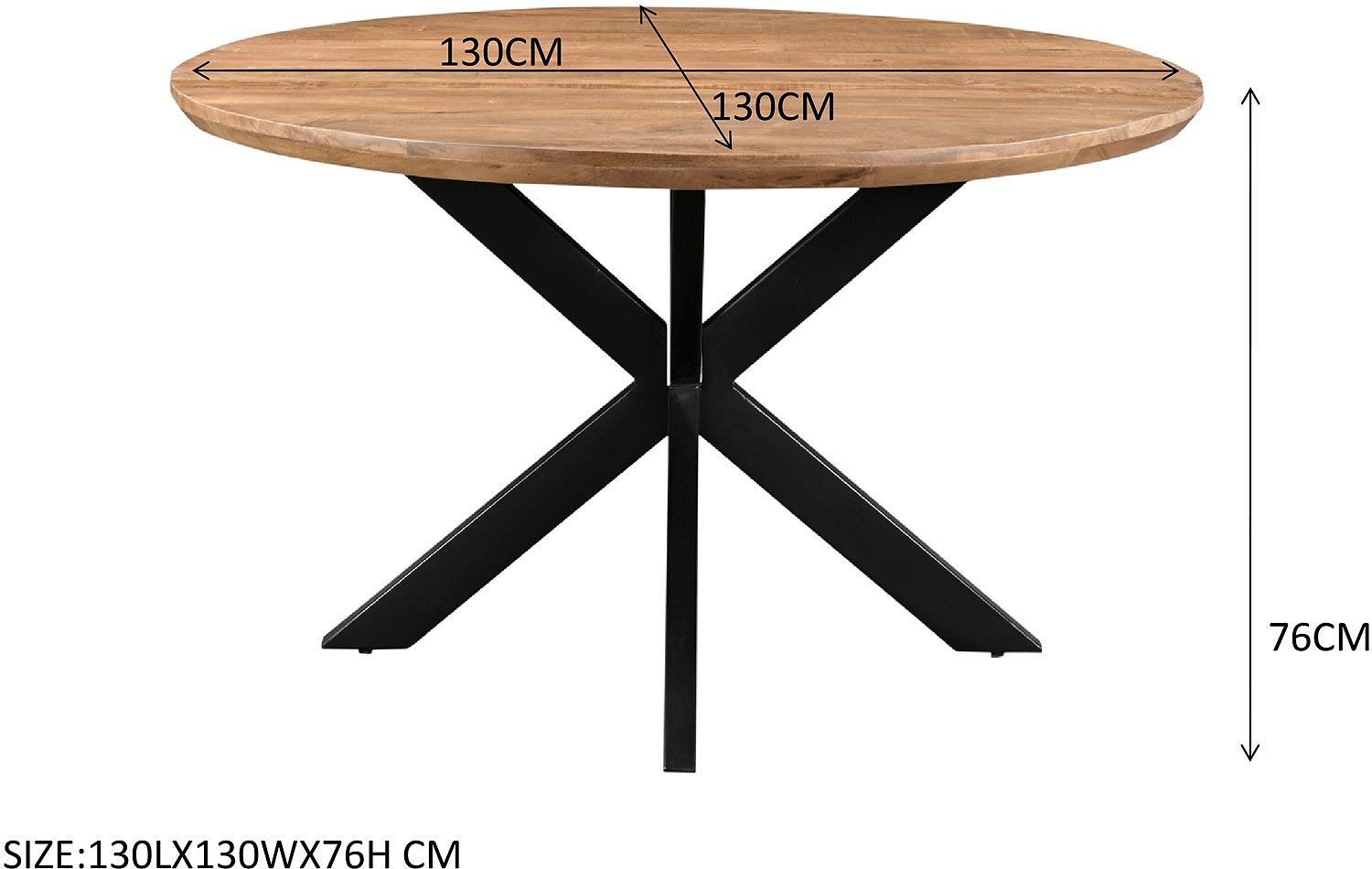 Goossens Nilo Eettafel Mango Bruin - 8252048-goossens-nilo-eettafel-mango-bruin-05