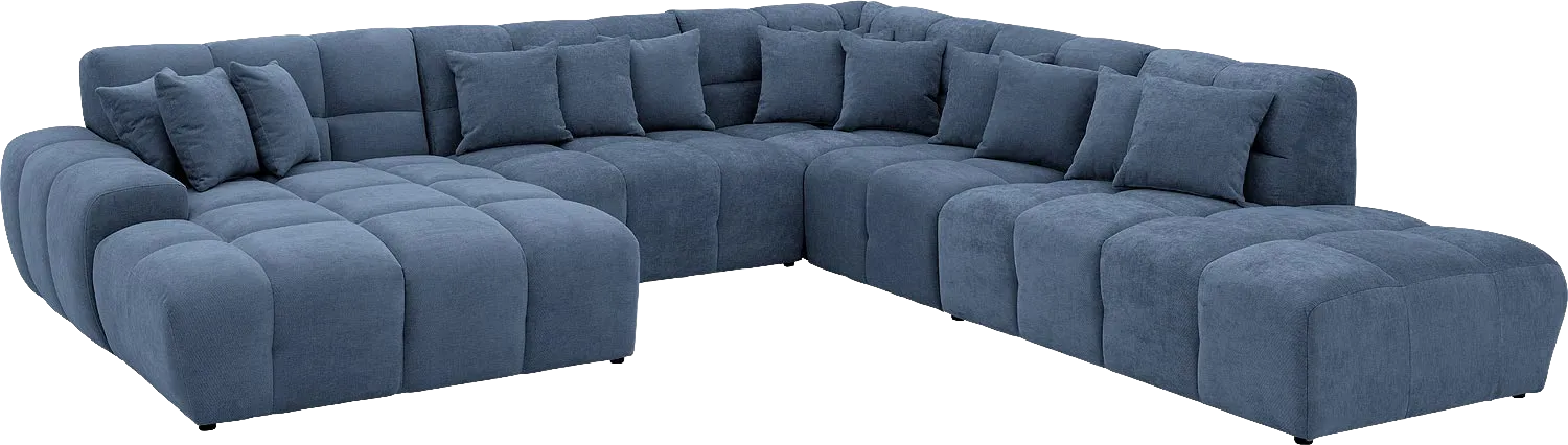 Goossens Excellent Kubus Bank Stof Blauw - 8252780-goossens-excellent-kubus-bank-stof-blauw-02