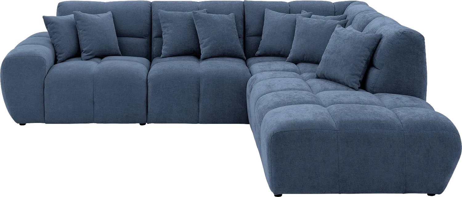 Goossens Excellent Kubus Bank Stof Blauw - 8252716-goossens-excellent-kubus-bank-stof-blauw-01