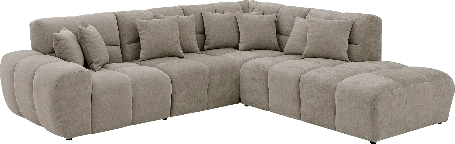 Goossens Excellent Kubus Bank Stof Bruin - 8252729-goossens-excellent-kubus-bank-stof-bruin-02