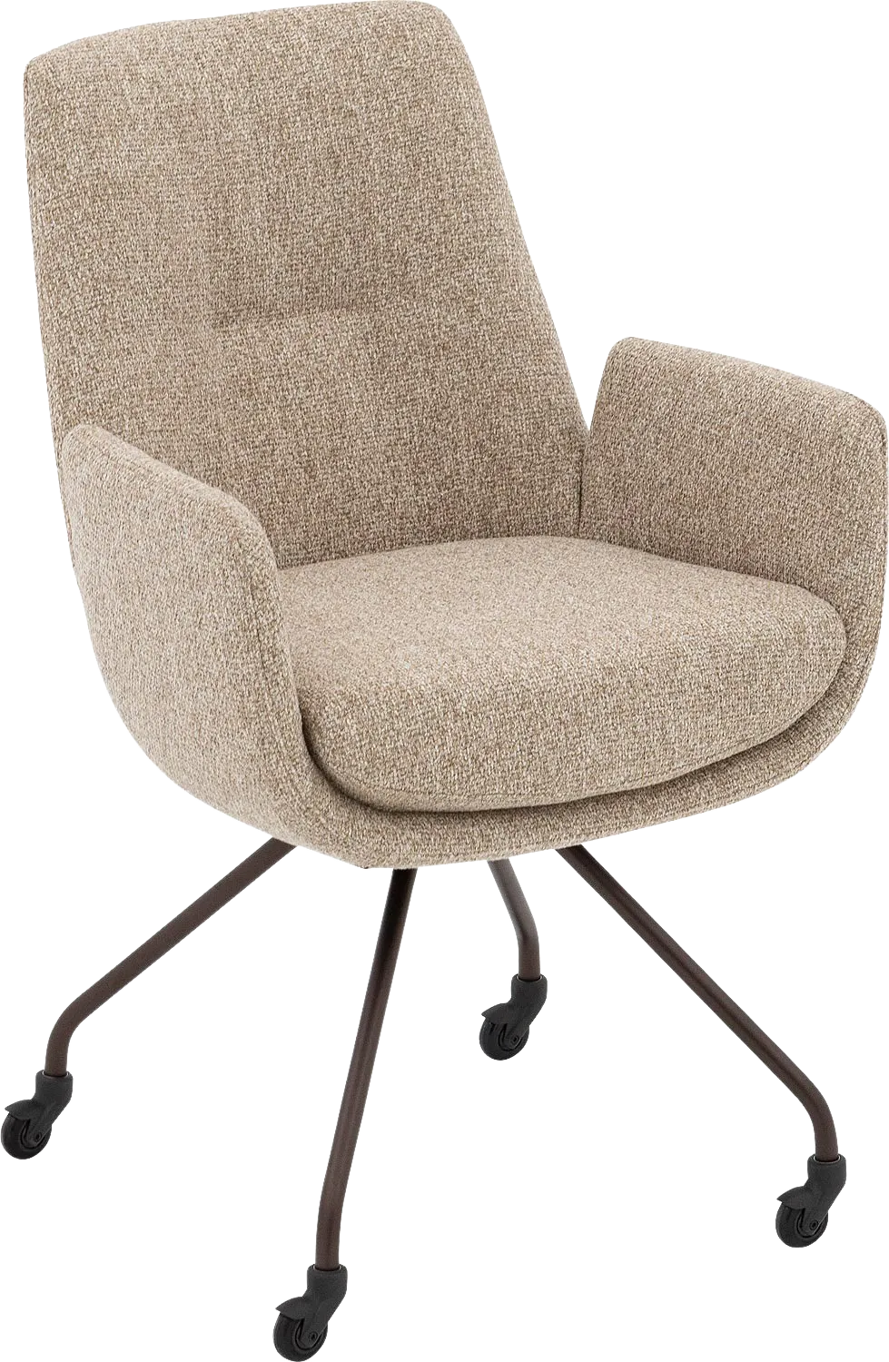 Goossens Excellent Mabach Eetkamerstoel Stof Bruin - 8260114-goossens-excellent-mabach-eetkamerstoel-stof-bruin-05