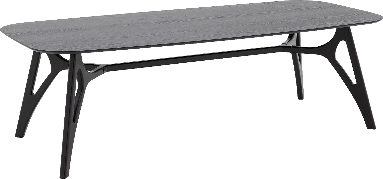 Goossens Basic Trani Eettafel Essenhout Zwart - 8243898-goossens-basic-trani-eettafel-essenhout-zwart-01