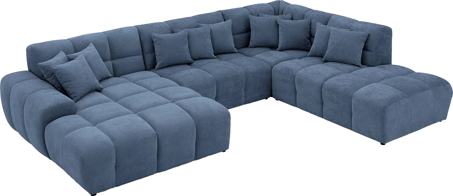 Goossens Excellent Kubus Bank Stof Blauw - 8252888-goossens-excellent-kubus-bank-stof-blauw-05