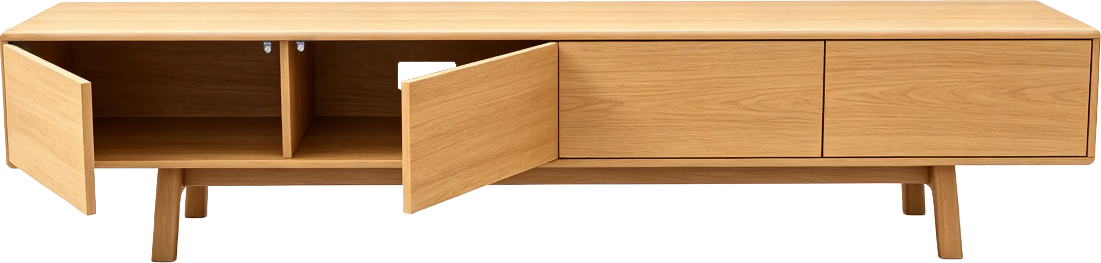 Goossens Basic Emilie Tv Meubel Eiken Blank - 8260424-goossens-basic-emilie-tv-meubel-eiken-blank-03