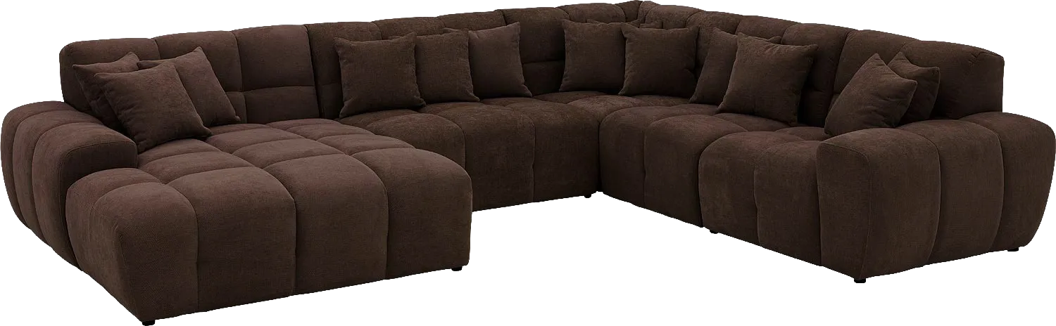 Goossens Excellent Kubus Bank Stof Bruin - 8252845-goossens-excellent-kubus-bank-stof-bruin-02