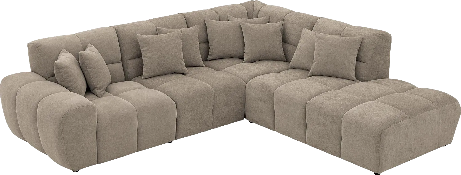 Goossens Excellent Kubus Bank Stof Bruin - 8252730-goossens-excellent-kubus-bank-stof-bruin-04