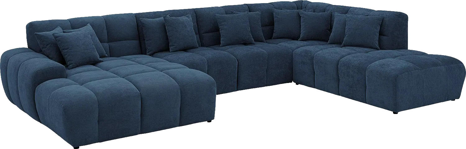 Goossens Excellent Kubus Bank Stof Blauw - 8252733-goossens-excellent-kubus-bank-stof-blauw-02